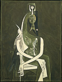 Femme assise [Mujer sentada], 1955