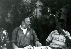 A. Jorn, L. Lam, W. Lam, Albissola, 1963-64