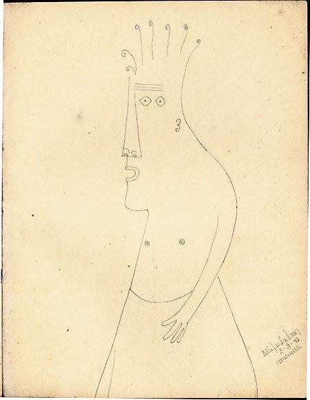 Sans titre, [Fata morgana] S&eacute;rie Carnets de Marseilles, 1941