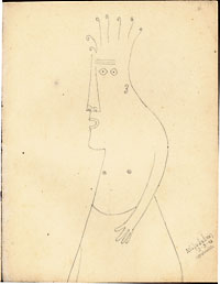 Sans titre, [Fata morgana] S&eacute;rie Carnets de Marseilles, 1941