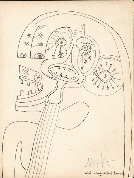 Sans titre, [Fata morgana] S&eacute;rie Carnets de Marseilles, 1941