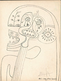 Sans titre, [Fata morgana] S&eacute;rie Carnets de Marseilles, 1941