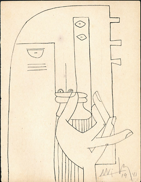 Sans titre, [Fata morgana] S&eacute;rie Carnets de Marseilles, 1941