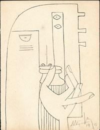 Sans titre, [Fata morgana] S&eacute;rie Carnets de Marseilles, 1941